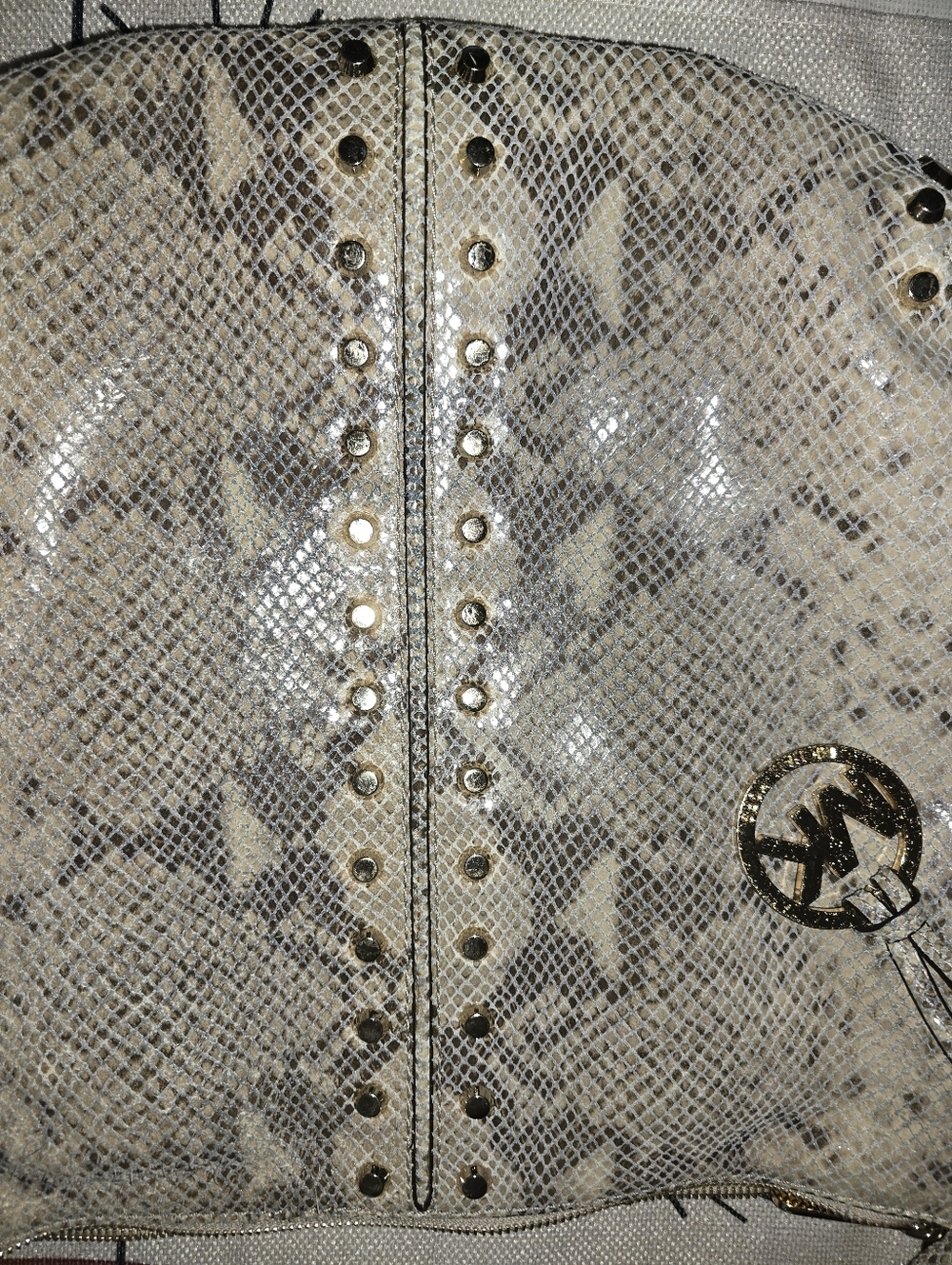 Michael Kors Python Crossbody - Picture 4 of 5
